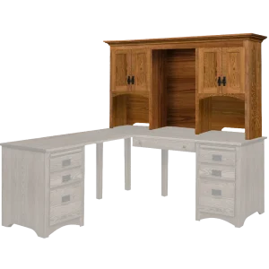 Amish Mission Hutch* for 72″ Desk