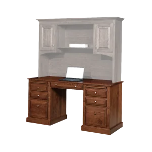 Amish Traditional Double Ped Desk