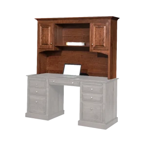 Amish Traditional Hutch* for 62″ Desk (Drawing)