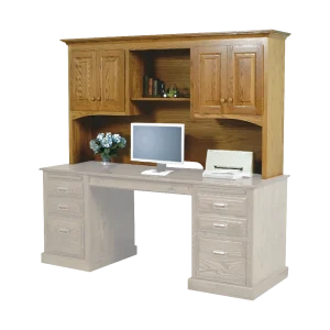 Amish Traditional Hutch* for 72″ Desk (Drawing)