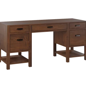 Amish Wakefield Double Pedestal Desk