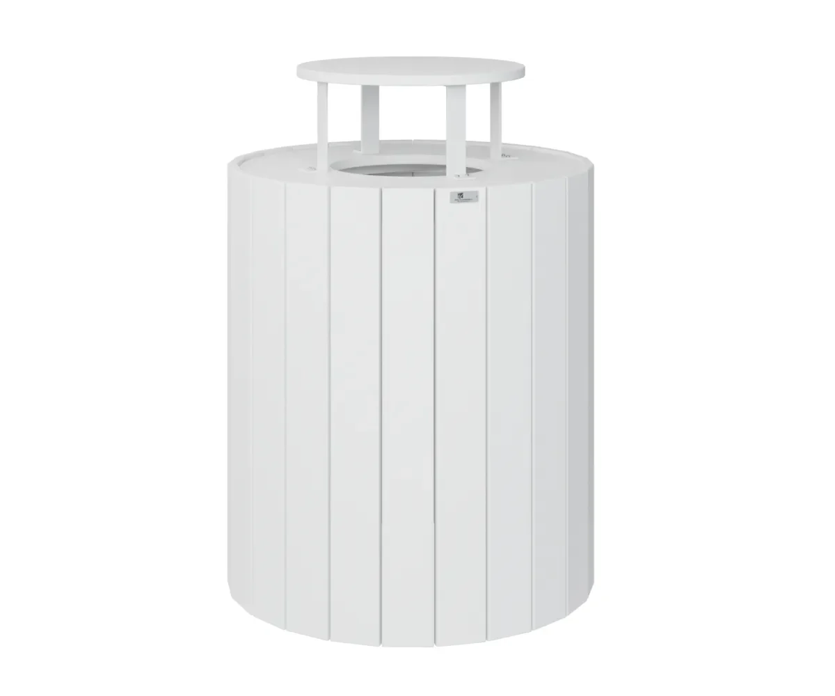 Rain Guard for Round Trash Can by Berlin Gardens