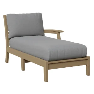 Classic Terrace Chaise Lounge with Left Arm by Berlin Gardens