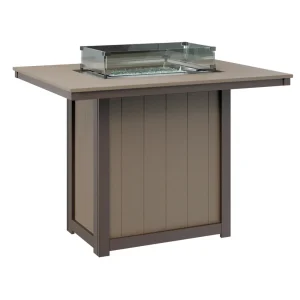 Donoma 42″ X 54″ Rectangular Bar Fire Table by Berlin Gardens