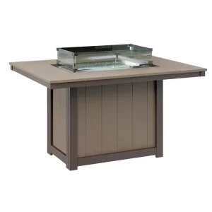 Donoma 42″ X 54″ Rectangular Dining Fire Table by Berlin Gardens