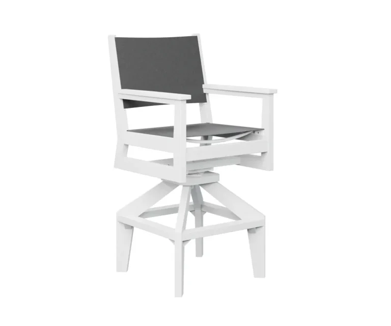Mayhew Sling Swivel Bar Chair by Berlin Gardens
