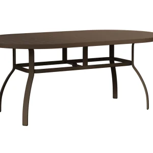 Murphy 42” X 76” Oblong Aluminum Dining Table by Berlin Gardens