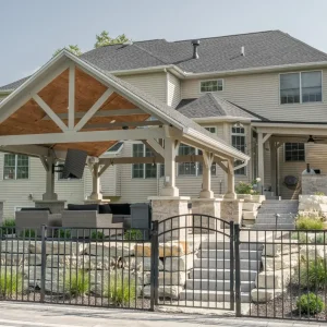 Breckenridge Treated Wood Pavilion from Berlin Gardens