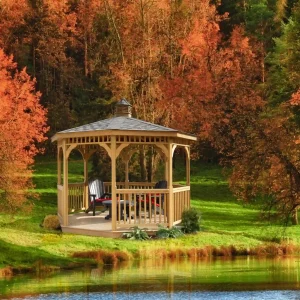 Monticello Treated Wood Octagon Gazebo from Berlin Gardens