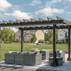 Mendoza Treated Wood Pergola from Berlin Gardens