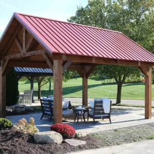 Mesa Rough Sawn Wood Pavilion from Berlin Gardens
