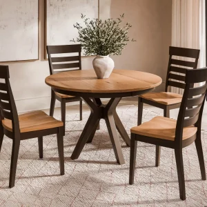 Amish Parma Solid Hardwood Dining Side Chair