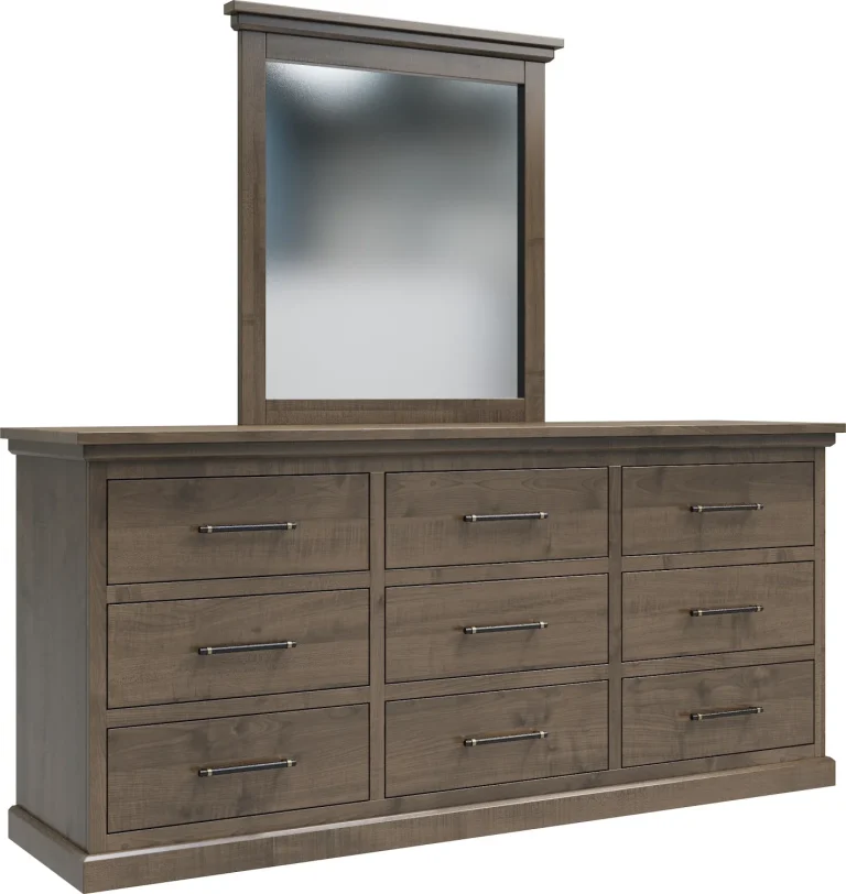 Amish Santorini Solid Hardwood Bedroom 9-Drawer Dresser
