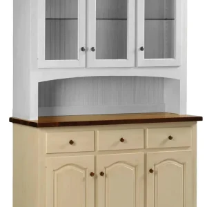 Amish Addison 3 Door Hutch, Base Only