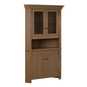 Amish Ashville Corner Hutch, Base Only