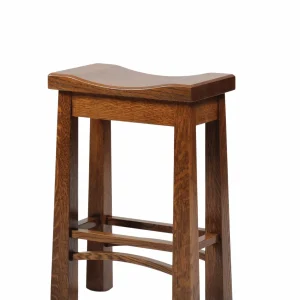 Amish Blakely Saddle Stool