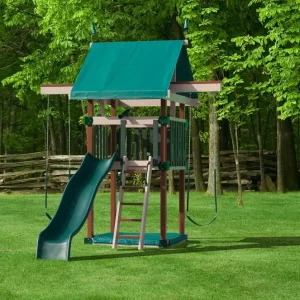 Amish Playmor Happy Space Saver Outdoor Playset