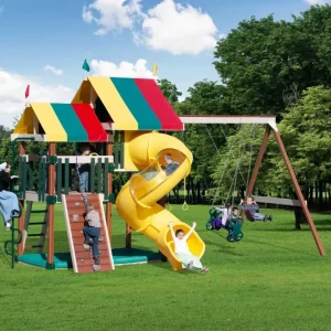 Amish Playmor Dizzy Delight Outdoor Playset