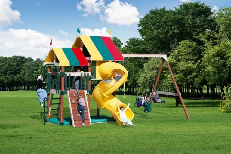 Amish Playmor Dizzy Delight Outdoor Playset