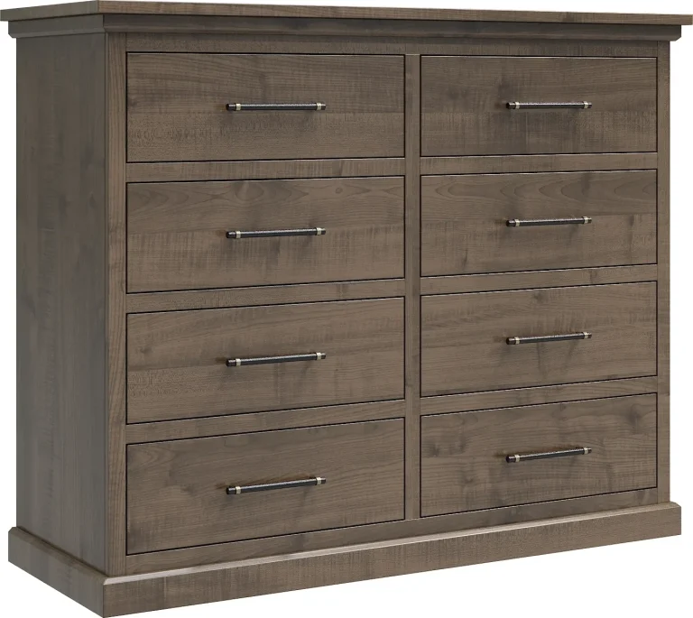 Amish Santorini Solid Hardwood Bedroom 8-Drawer Dresser