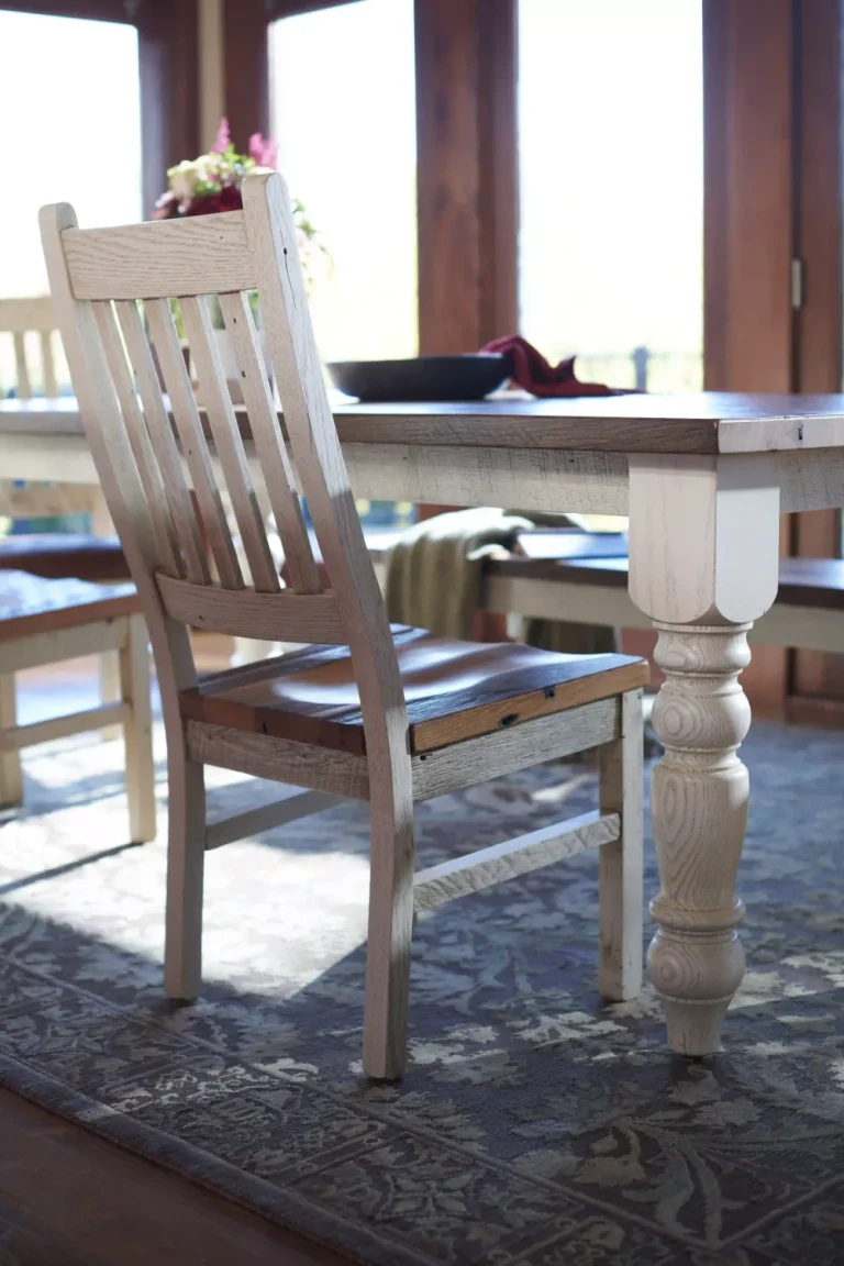Amish Farmhouse Solid Hardwood Dining Side Chair