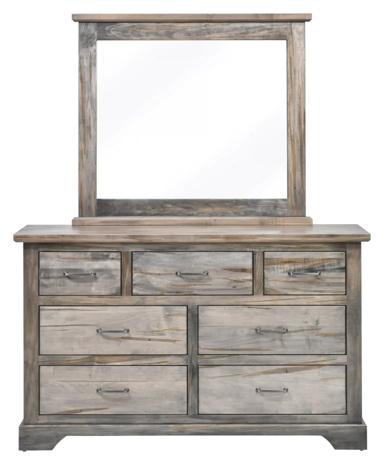 Amish Kimberley Solid Hardwood Bedroom 7-Drawer Dresser Only