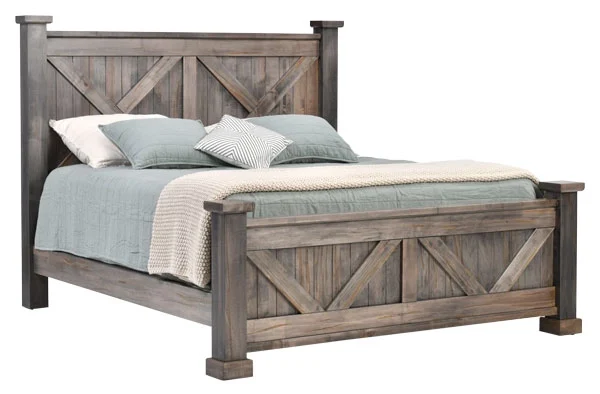 Amish Kimberley Solid Hardwood Bedroom Bed