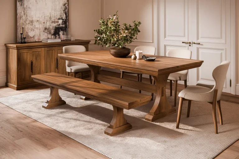 Amish Santorini Solid Hardwood Dining Table