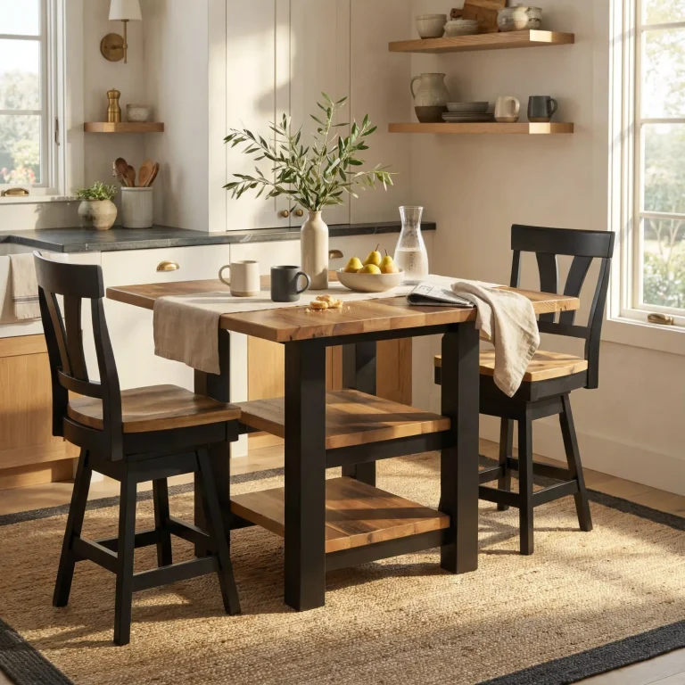 Amish Franklin Solid Hardwood Counter-Height Dining Table
