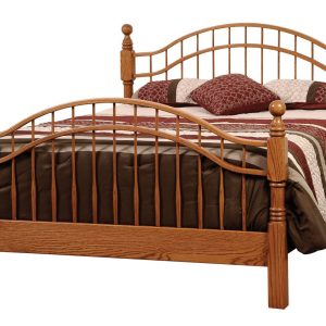 Amish Laurel Victorian Bed