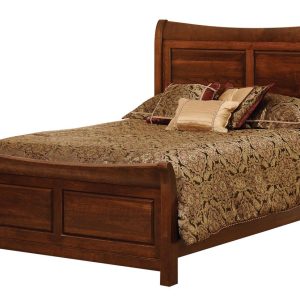 Amish Wilkshire Bevel Panel Bed