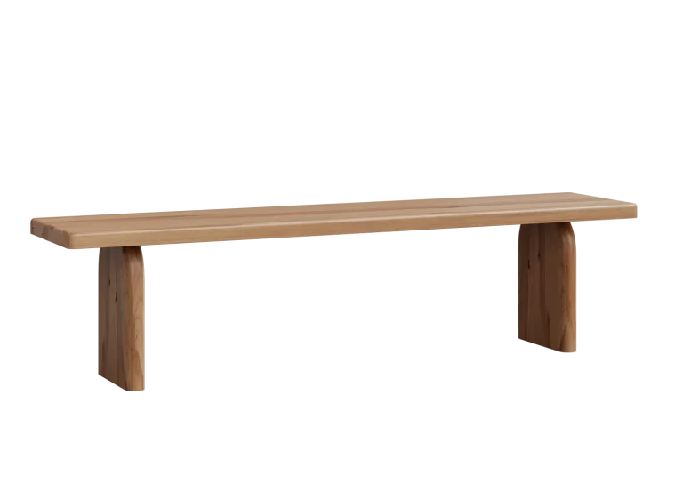 Amish Durham Solid Hardwood Dining Bench