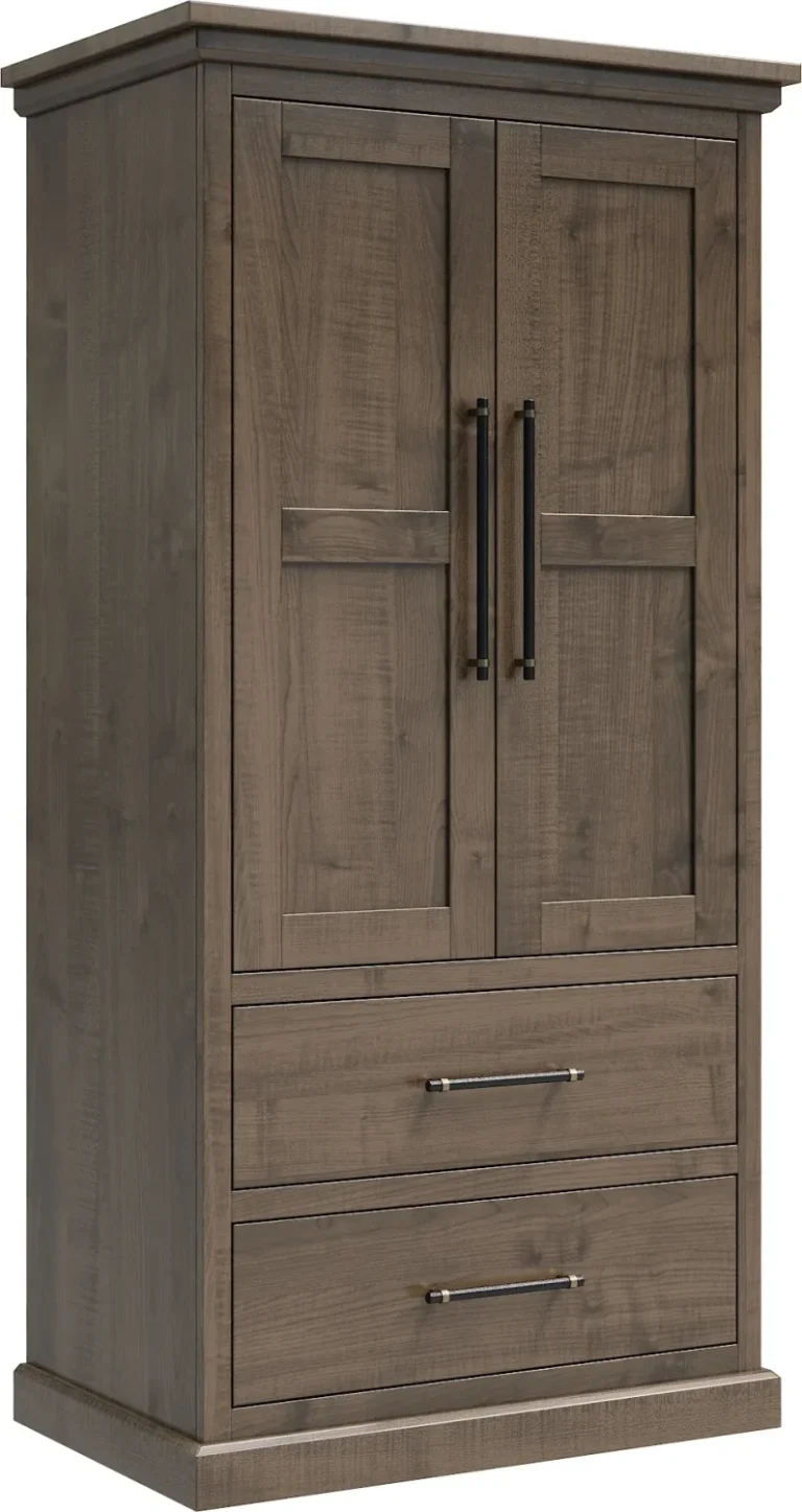 Amish Santorini Solid Hardwood Bedroom Armoire