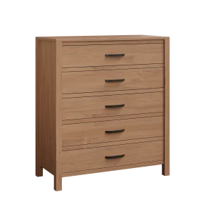 Amish Amanda Solid Hardwood Bedroom 5-Drawer Chest