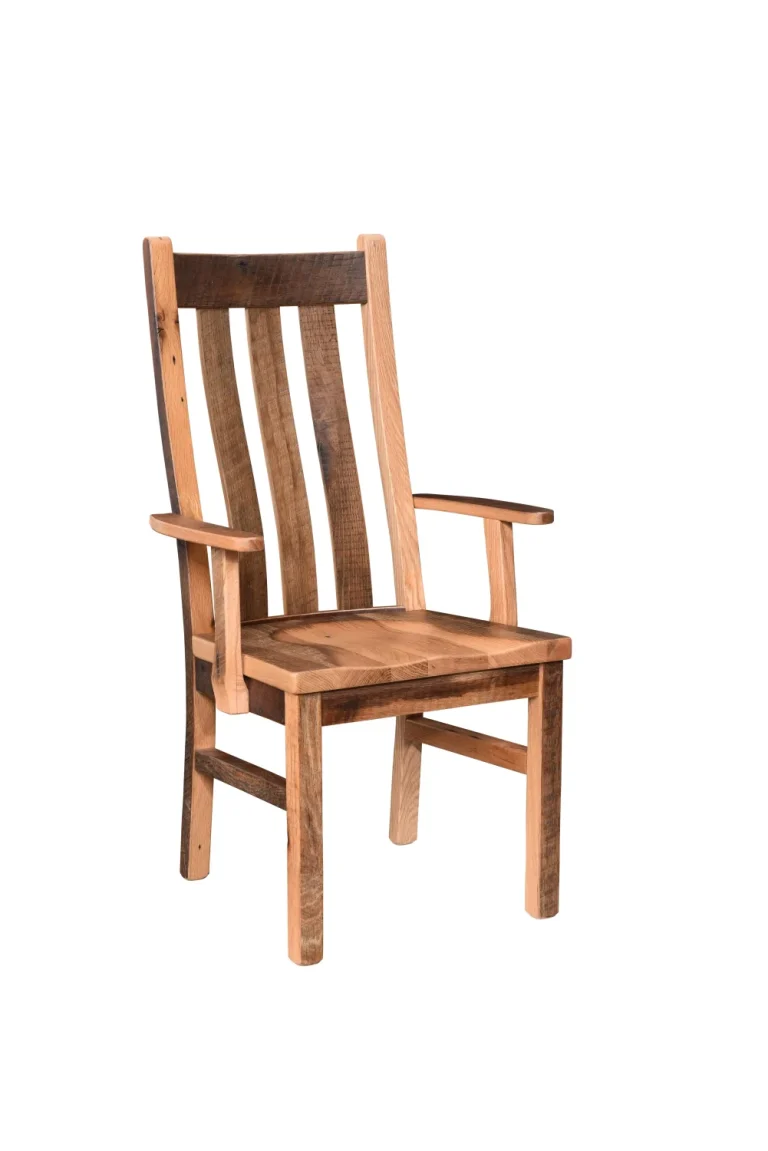 Amish Branson Solid Hardwood Dining Arm Chair