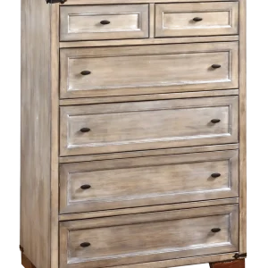 Amish Farmhouse Heritage 6 Drawer Chest