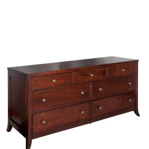 Amish Kingston 58″ Double Dresser (7 Drawer)