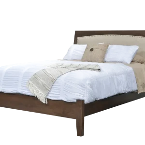 Amish Kingston Fabric Panel Bed
