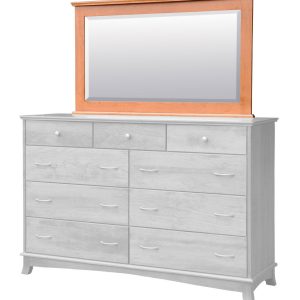 Amish Crescent Landscape Mirror (Beveled)