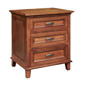 Amish Brooklyn Nightstand with 3 Drawers