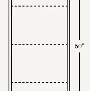 Amish Economy 26″Bookcase (Drawing)