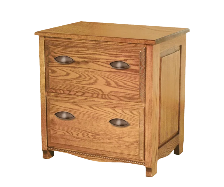 Amish Laurel Two-Drawer Lateral File Cabinet