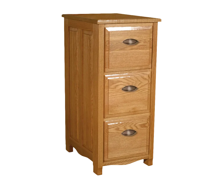 Amish Laurel Three-Drawer File Cabinet