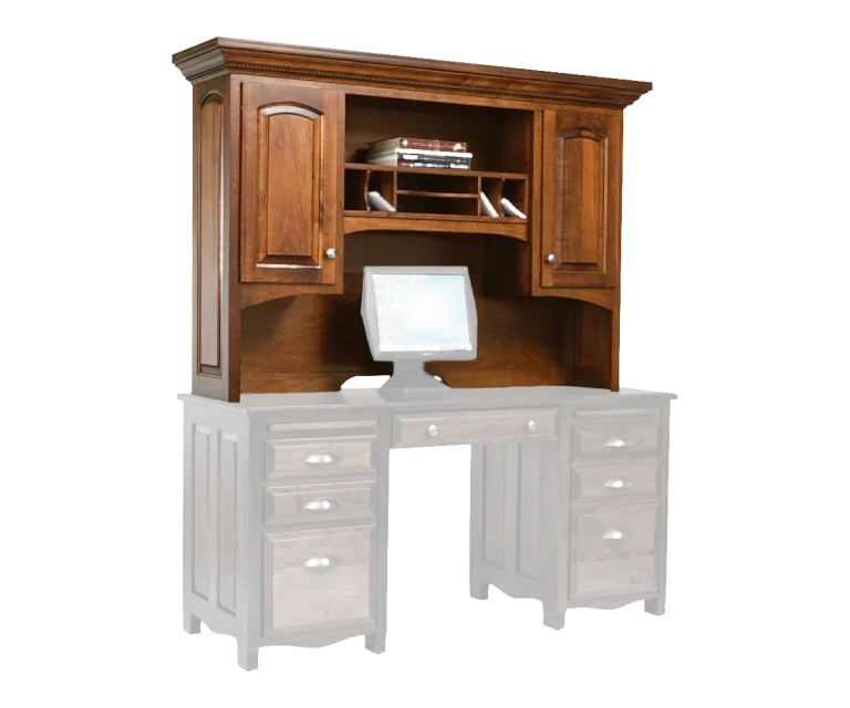 Amish Laurel Hutch for 62″ Desk