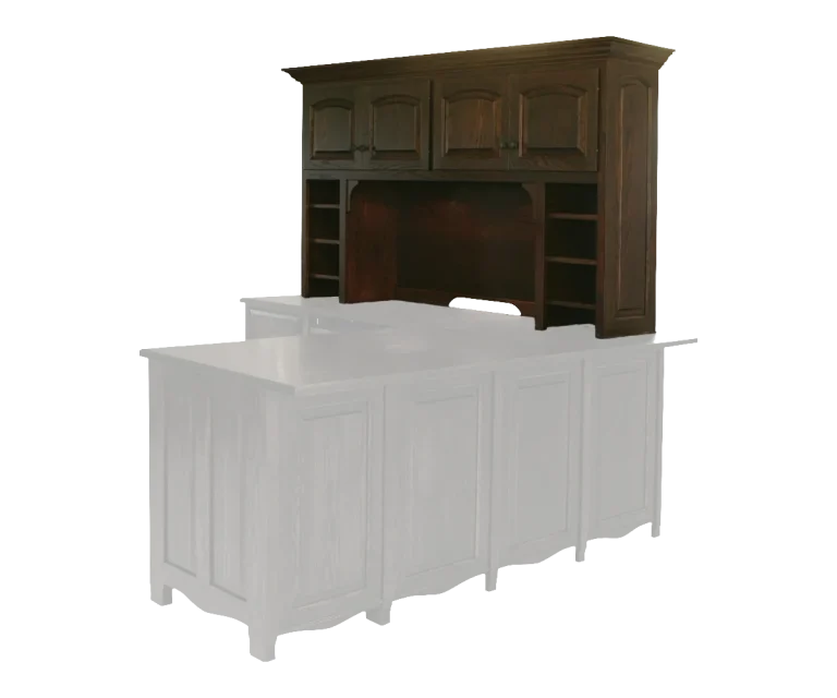 Amish Laurel Hutch for 72″ Desk
