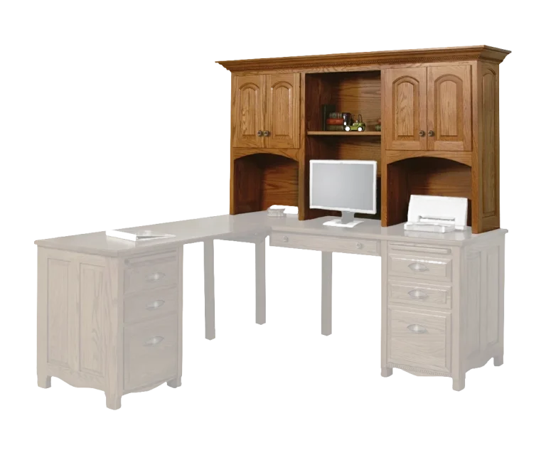 Amish Laurel Hutch for 72″ Desk