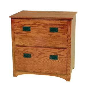 Amish Mission Two-Drawer Lateral File Cabinet