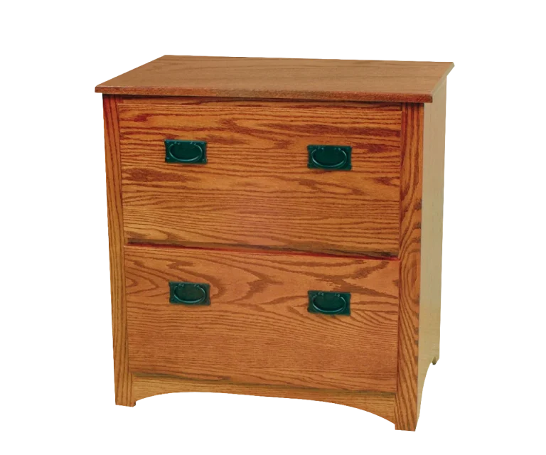 Amish Mission Two-Drawer Lateral File Cabinet