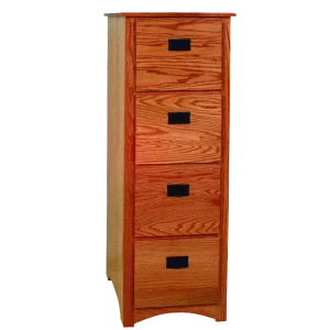Amish Mission Four-Drawer File Cabinet
