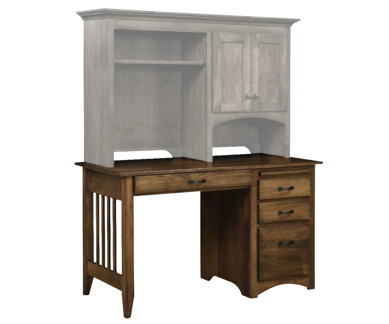 Amish Mission 23″D Single Ped Desk